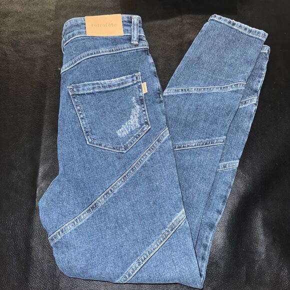 Retrofete Allegra Skinny Leg Jeans NWT Size 26 - Picture 8 of 12